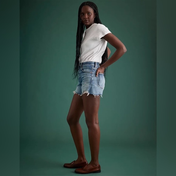 New With Tags AE 77 (American Eagle’s Premium Brand) High Waisted Short Size 28 - Picture 4 of 9